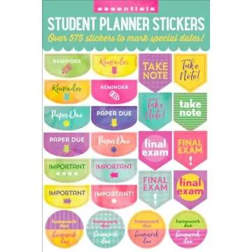 Student Planner Stickers (Set of 575 Stickers)