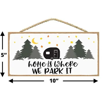 Charming Happy Camper Decor Sign for Cozy Spaces