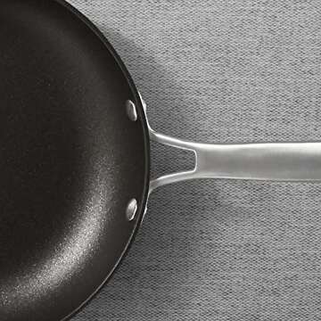 Calphalon Nonstick Frying Pan Set with Stay-Cool Handles, 8- and 10-Inch, Grey