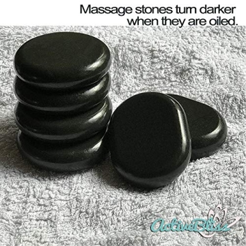 ActiveBliss Hot Stones for Massage and Pain Relief Set