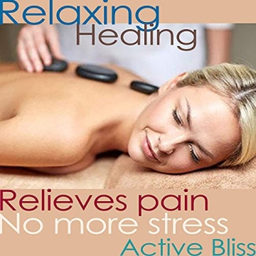 ActiveBliss Hot Stones for Massage and Pain Relief Set