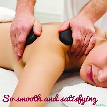 ActiveBliss Hot Stones for Massage and Pain Relief Set