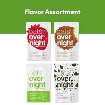 Oats Overnight Classic Variety Pack - High Protein Breakfast Shake