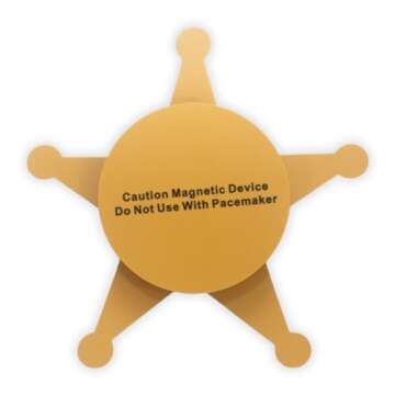 Western Stage Props Old West Cowboy Plastic Sheriff Badge & Children’s Cowboy Kiddie Trick Rope Lasso Set - Blue