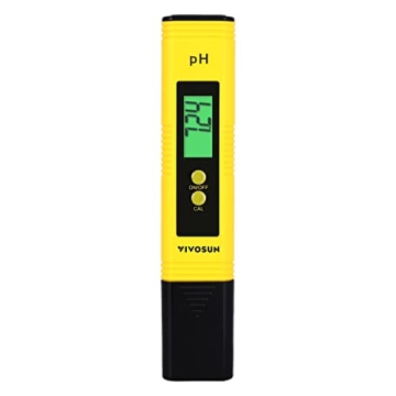 VIVOSUN Digital pH Meter High Accuracy for Aquariums and Hydroponics