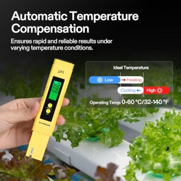 VIVOSUN Digital pH Meter for Accurate Liquid Testing