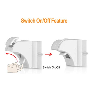 Vmaisi Magnetic Cabinet Locks Child Safety 12 Locks 2 Keys