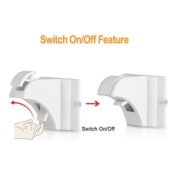 Vmaisi Magnetic Cabinet Locks Child Safety 12 Locks 2 Keys