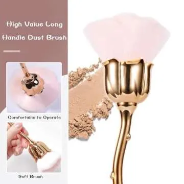 Rose Makeup Brush - Super Soft for Flawless Application
