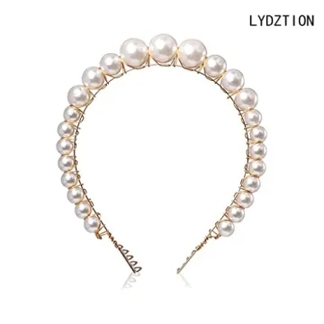 LYDZTION Elegant Pearl Headbands - Stylish Hair Accessories