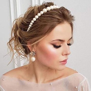 LYDZTION Elegant Pearl Headbands - Stylish Hair Accessories
