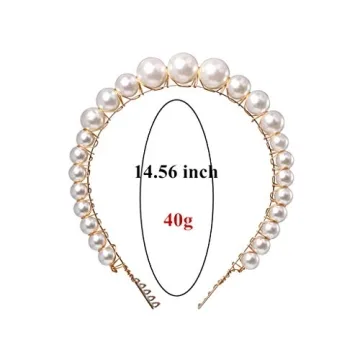 LYDZTION Elegant Pearl Headbands - Stylish Hair Accessories