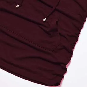 GINKANA Long Sleeve Maternity Hoodie for Stylish Moms