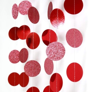 Decor365 Red Glitter Party Decorations for Every Occasion