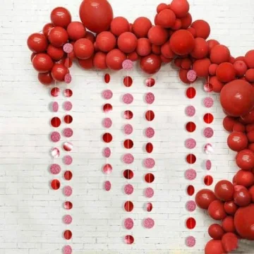 Decor365 Red Glitter Party Decorations for Every Occasion