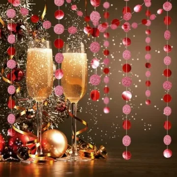 Decor365 Red Glitter Party Decorations for Every Occasion