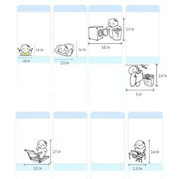 20 Sheets Character Planner Stickers for Creative Planning