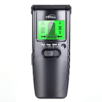 Stud Finder Wall Scanner - 4 in 1 Electric Wood Detector, Sensor Wall Scanner with LCD Display, Beam...