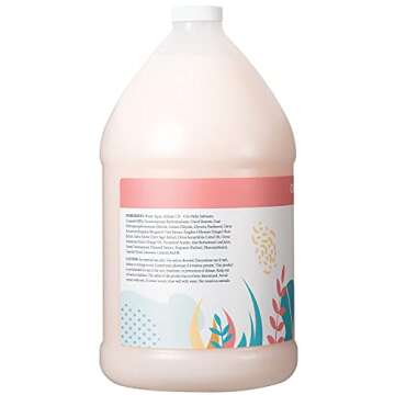 Ginger Lily Farms Botanicals Moisturizing Shampoo for All Hair Types, Champagne Mimosa, 100% Vegan & Cruelty-Free, Citrus Blend Scent, 1 Gallon (128 fl oz) Refill