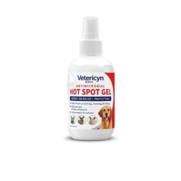 Vetericyn Plus Dog Hot Spot Gel | Spray-On Hot Spot Care for Dogs, Relieves Dog Itchy Skin and Allergy Symptoms, Helps with Skin Inflammation and Redness, Safe for All Animals. 3 ounces