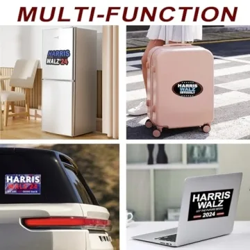 Kamala Harris 2024 Support Bumper Stickers - 10 Pack