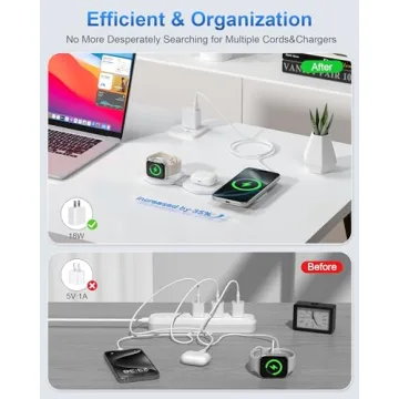 3 in 1 Magnetic Wireless Charger for Apple Devices