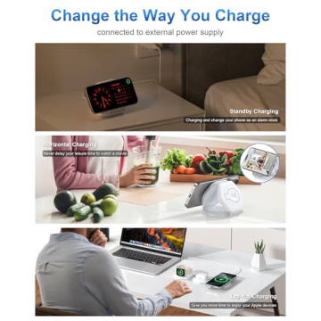 3 in 1 Magnetic Wireless Charger for Apple Devices