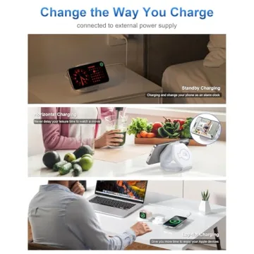 3 in 1 Magnetic Wireless Charger for Apple Devices