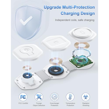 3 in 1 Magnetic Wireless Charger for Apple Devices