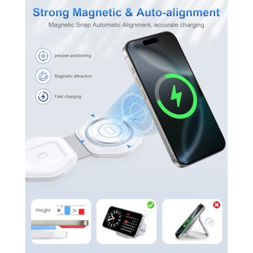 3 in 1 Magnetic Wireless Charger for Apple Devices