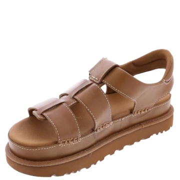 UGG Women's GOLDENSTAR Fisherman Sandal - TAN Leather