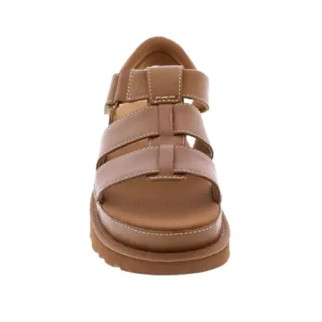 UGG Women's GOLDENSTAR Fisherman Sandal - TAN Leather