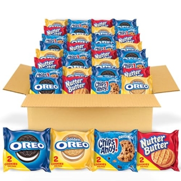 Oreo & Chips Ahoy Cookie Snacks Variety Pack 56 Count