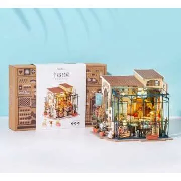 Rolife DIY Miniature Flower Shop Kit for Creative Fun