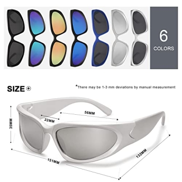 Trendy VANLINKER Sport Sunglasses with UV Protection