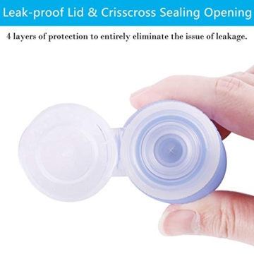 Zafit 3oz Leakproof Silicone Travel Bottles TSA Approved