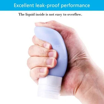 Zafit 3oz Leakproof Silicone Travel Bottles TSA Approved