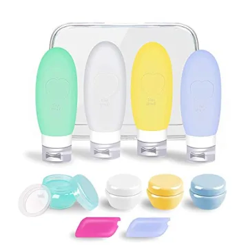 Zafit 3oz Leakproof Silicone Travel Bottles TSA Approved