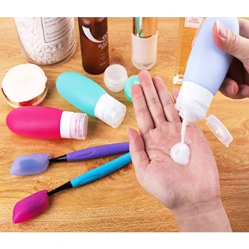 Zafit 3oz Leakproof Silicone Travel Bottles TSA Approved