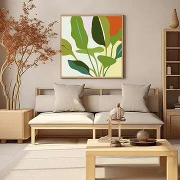 cupmod 2 Pack Framed Paint by Number for Kids Ages 8-12,Easy DIY Acrylic Flower Watercolor Paint by Numbers Kits on Canvas,Paint by Number for Adults Beginners for Home Wall Decor (8x8inch)