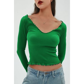 CHYRII Long Sleeve Tops for Women - Stylish & Comfy