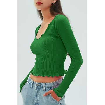 CHYRII Long Sleeve Tops for Women - Stylish & Comfy