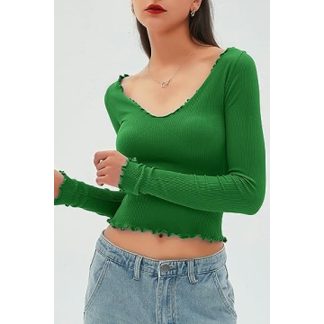 CHYRII Long Sleeve Tops for Women - Stylish & Comfy