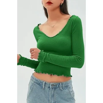 CHYRII Long Sleeve Tops for Women - Stylish & Comfy