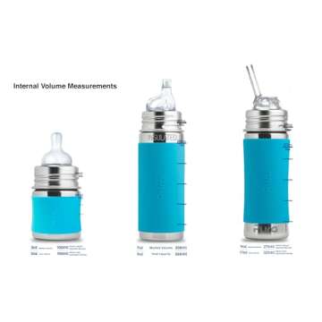 Pura Kiki XL Sipper Spouts - 100% Medical-Grade Silicone, Anti-Colic, Non Plastic Suitable for Babies, Kids, Toddlers, Preschoolers- 2-Pack