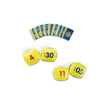 Learning Resources Time Activity Mat, Homeschool, Learning Clock, Classroom Activity, Ages 5+