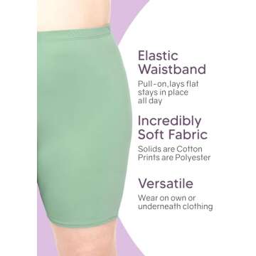 Women's Cotton Biker Shorts in Orange for Everyday Wear