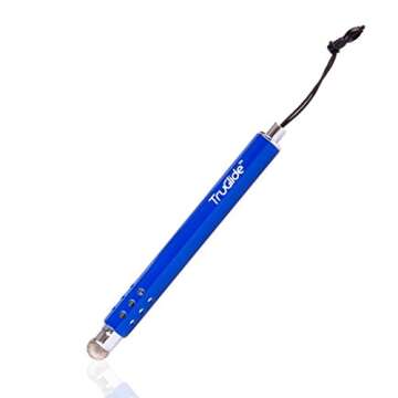 TruGlide Stylus with Microfiber Tip for iPhone, iPad, Samsung, Tablet and All Touchscreens
