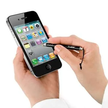 TruGlide Stylus for iPhones, iPads, and Tablets with Tether