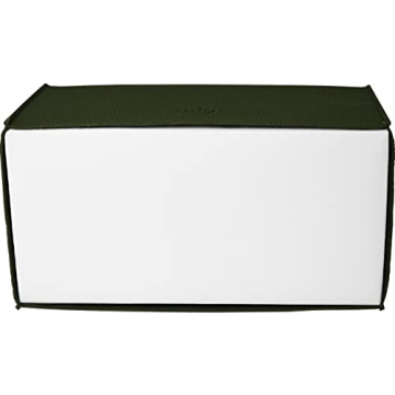 carrotez Tissue Box Cover, [Refined] Modern PU Leather Rectangular Tissue Box Holder - Decorative Holder/Organizer for Bathroom Vanity Countertop, Night Stands, Office Desk 9.5"X5"X5" - Khaki